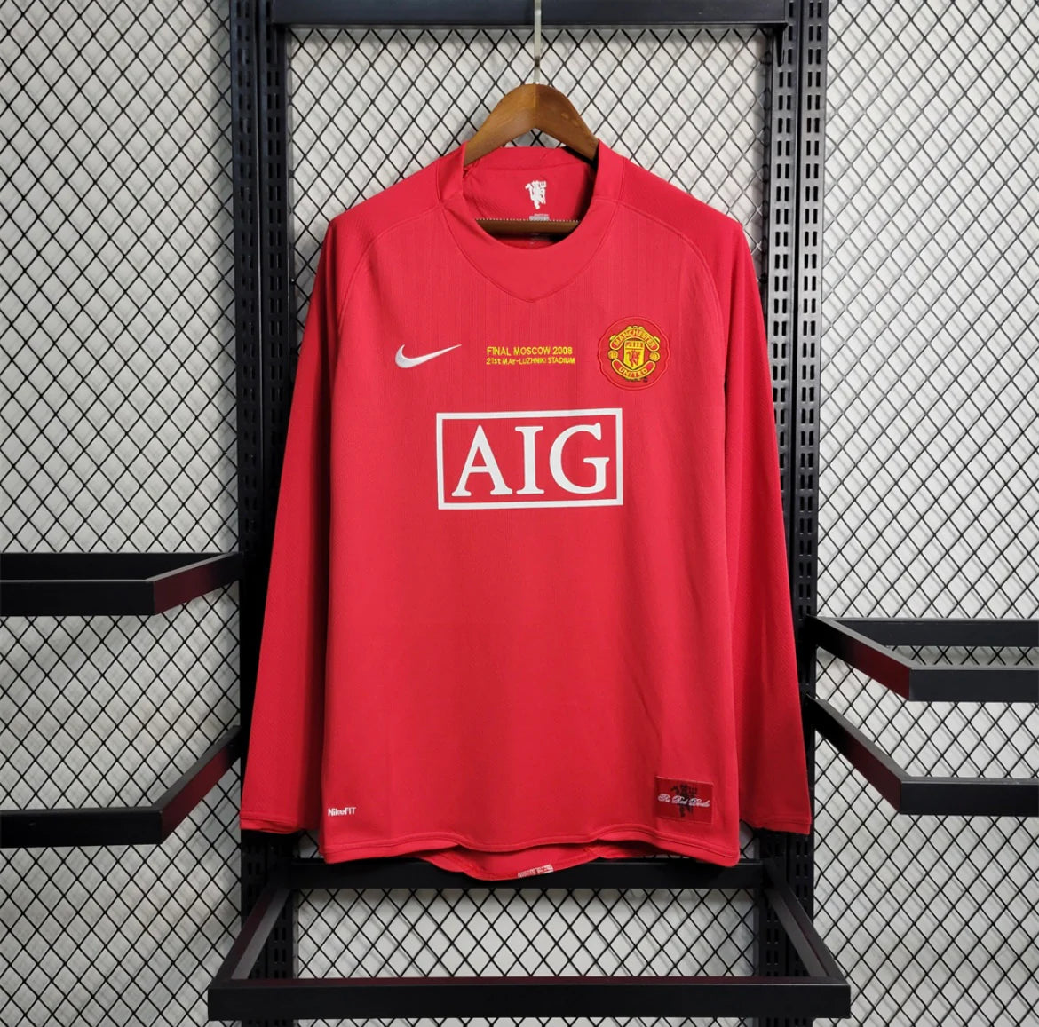 Manchester United Home Long Sleeve 2007/2008