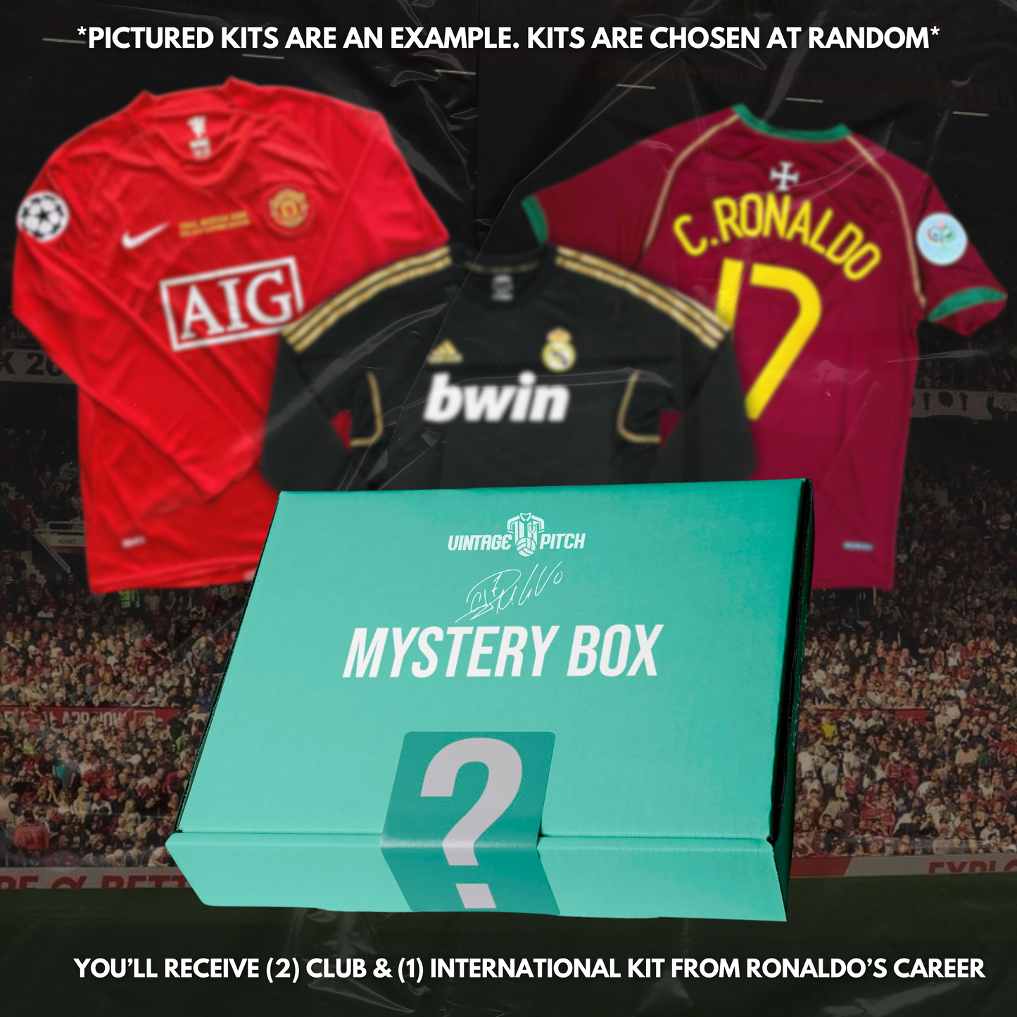 CR7 Mystery Pack: The Collection Builder (3 Jerseys)