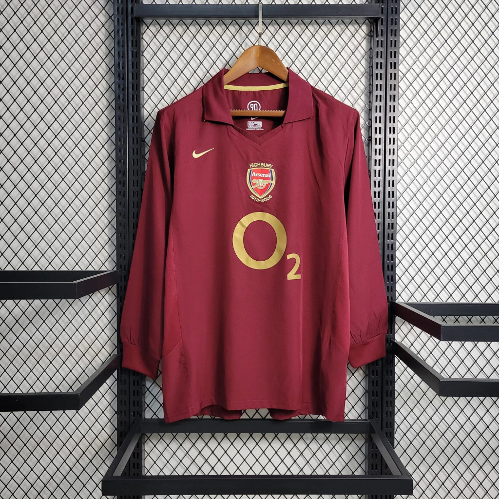 Arsenal Home Long Sleeve 2005/2006