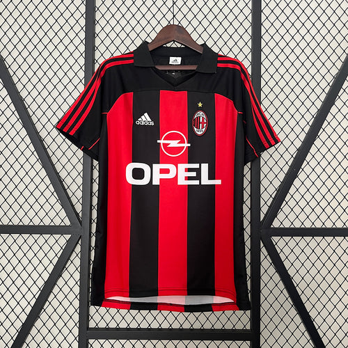 AC Milan Home 2000/2002 retro soccer jersey - Vintage Pitch