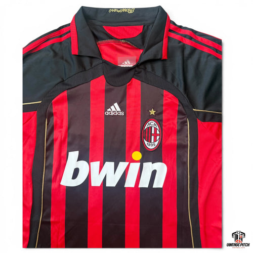 AC Milan Home 2006/2007 (Cafu #2) retro soccer jersey - photo 2