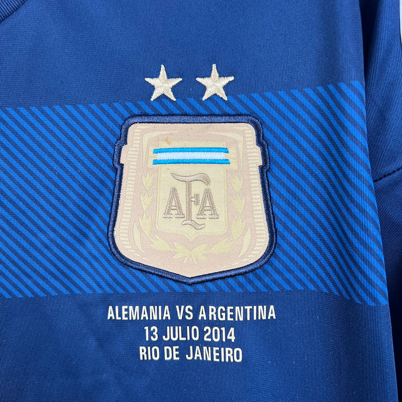 Argentina Away Manga Longa 2014