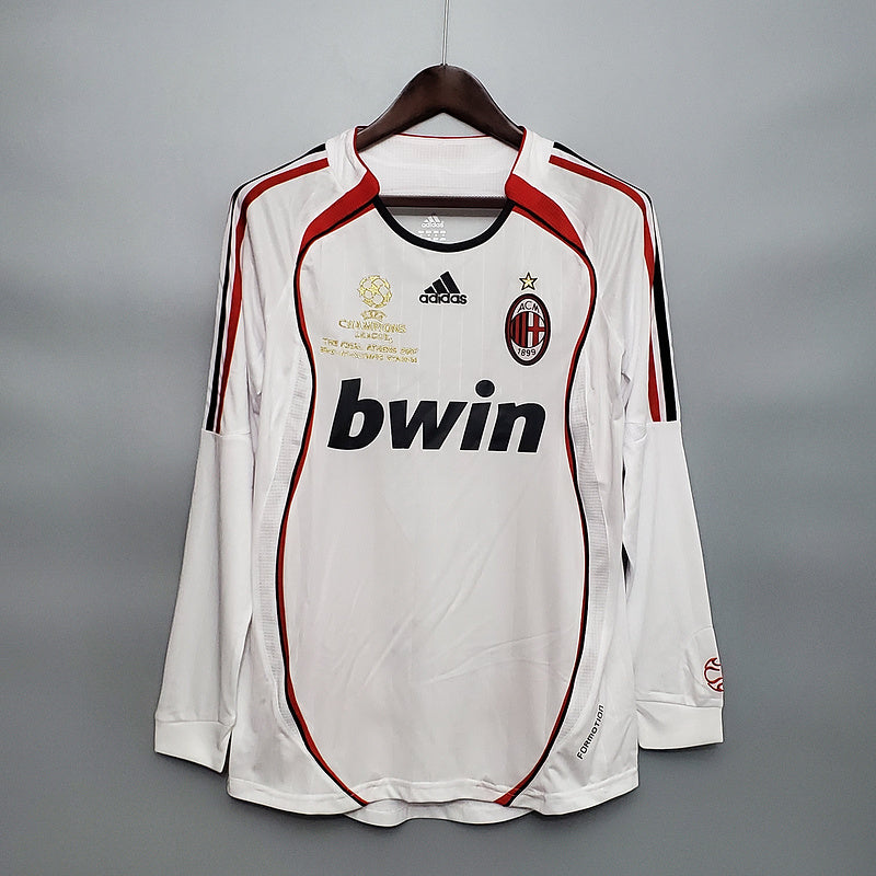 AC Milan Away Long Sleeve 2006/2007 retro soccer jersey - Vintage Pitch
