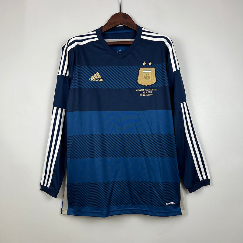 Argentina Away Manga Longa 2014