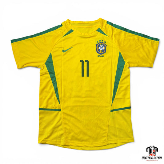 Brasil Home 2002 (Ronaldinho #11)