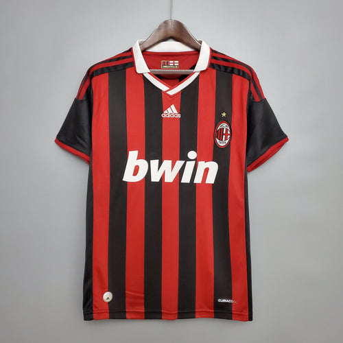 AC Milan Home 2009/2010 retro soccer jersey - Vintage Pitch