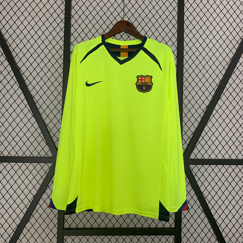 Barcelona Away Manga Longa 2005/2006