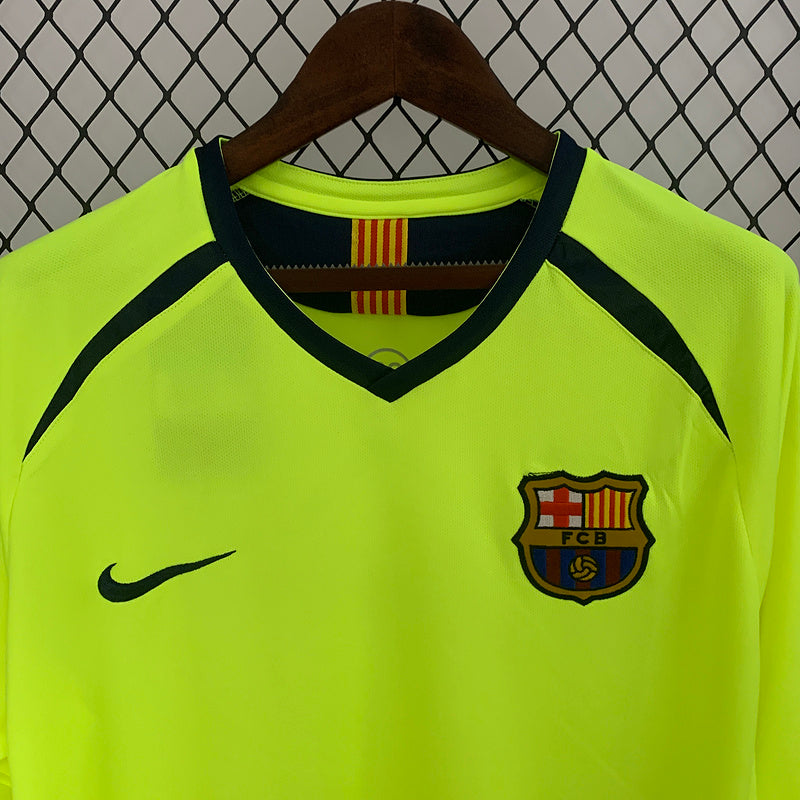 Barcelona Away Manga Longa 2005/2006