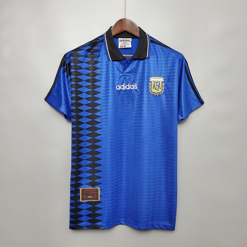 Argentina Away 1994 retro soccer jersey - Vintage Pitch