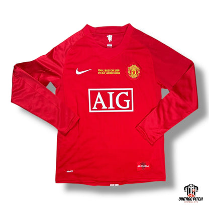 Manchester United Home Manga Longa 2007/2008