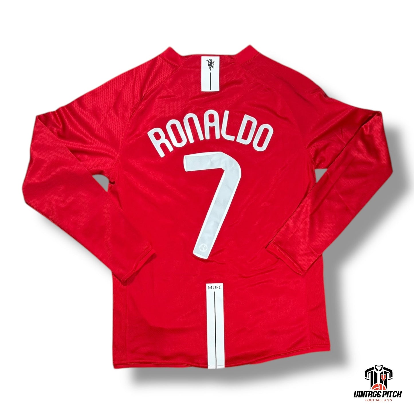 Manchester United Home Manga Longa 2007/2008