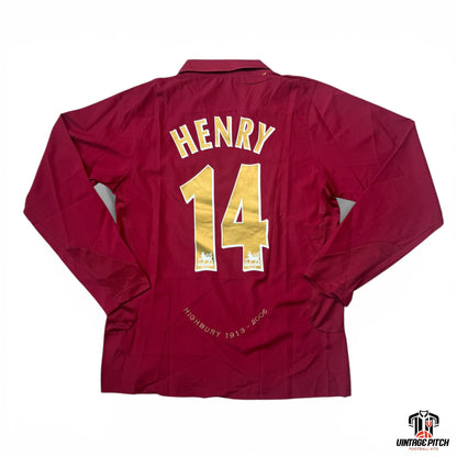 Arsenal Home Long Sleeve 2005/2006 (Henry #14)