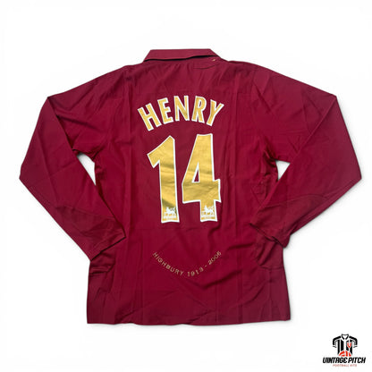 Arsenal Home Long Sleeve 2005/2006 (Henry #14)