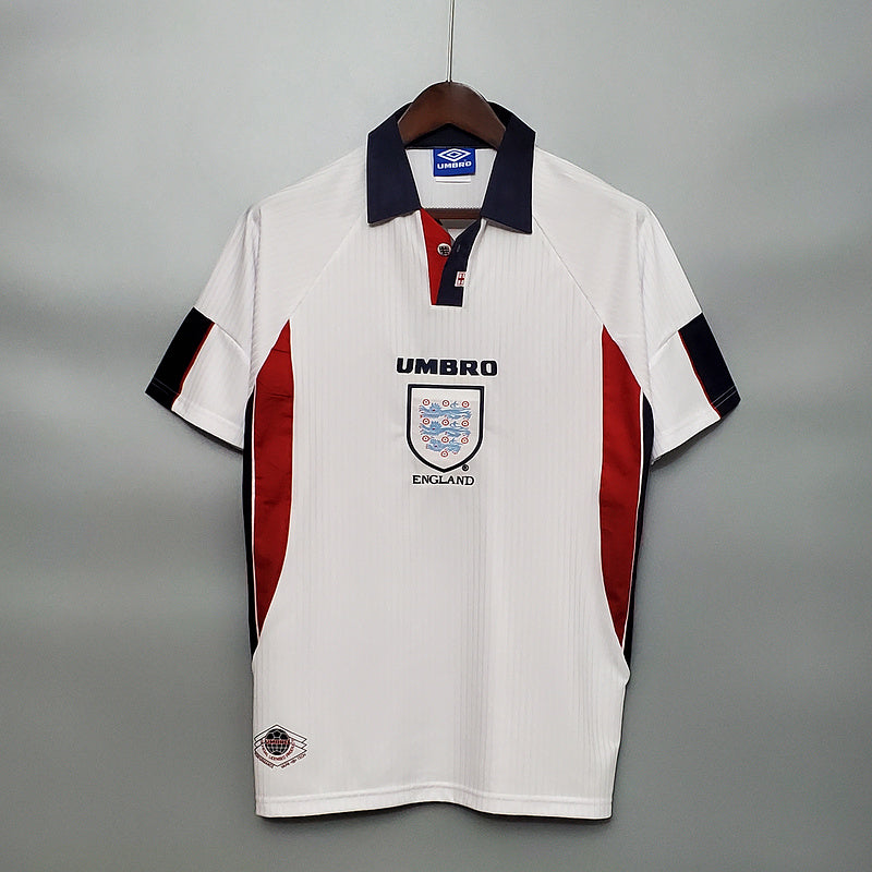 England Home 1998 retro soccer jersey - Vintage Pitch
