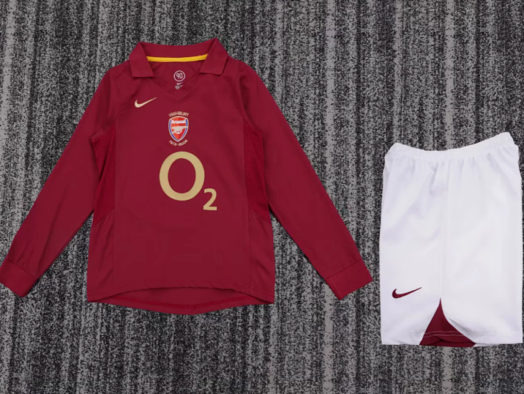 Arsenal Home Long Sleeve 2005/2006 - Kids