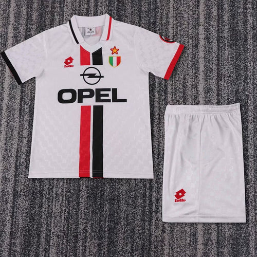 AC Milan Away 1996/1997 kids retro soccer jersey - Vintage Pitch