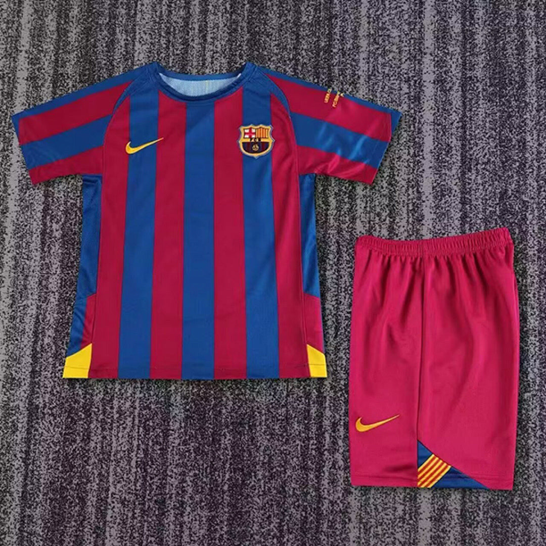 Barcelona Home 2005/2006 - Champions League Version - Kids