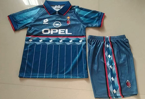 AC Milan Away 1995/1996 kids retro soccer jersey - Vintage Pitch