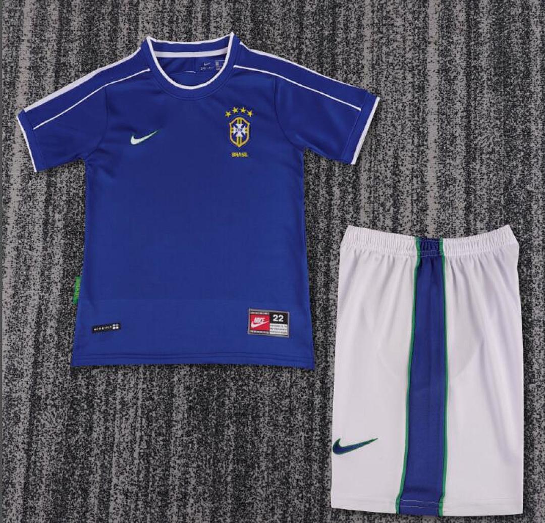 Brazil Away 1998 - Kids
