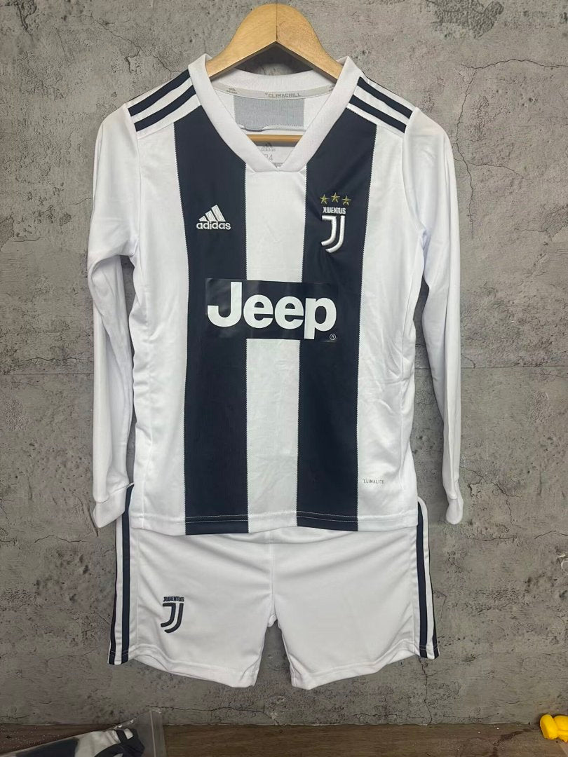 Juventus Home Long Sleeve 2018/2019 - Kids